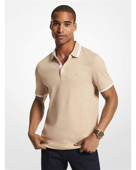 michael kors men's polo t shirts|michael kors greenwich polo.